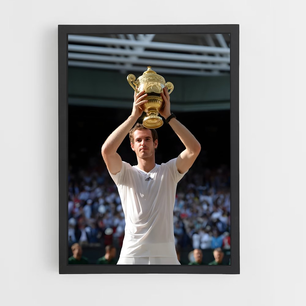 Poster Andy de murray – affiche Tennis (vue 2)